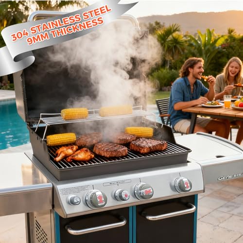 9MM Thick 19.5" Grill Grates for Weber Genesis 300 Series Grills (9MM 19.5" for Weber Genesis 300)