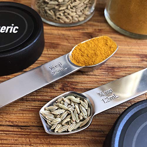 Stainless Steel Double Sided Measuring Spoon
