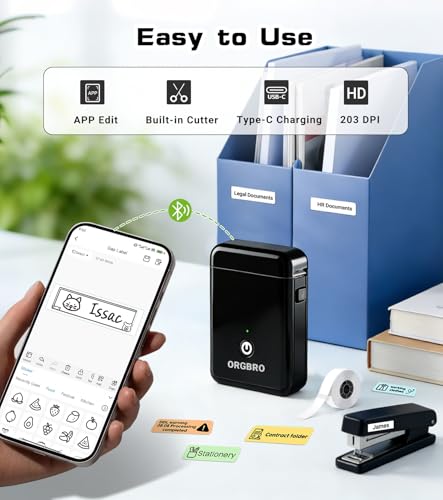 Label Maker Machine with Tape