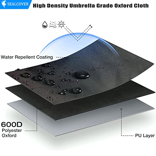 Pan Rack Cover23 x28 x64 Black Waterproof Dust Bread Rack Cover