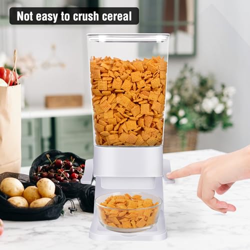 Cereal Dispenser Countertop (White & 1pcs)