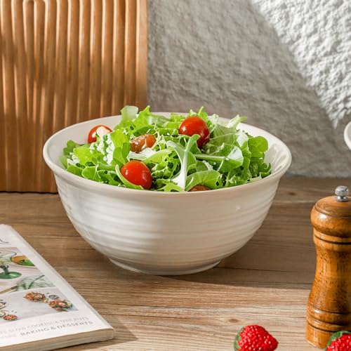 Serving Bowls Set of 2 (White / 84 Ounce)