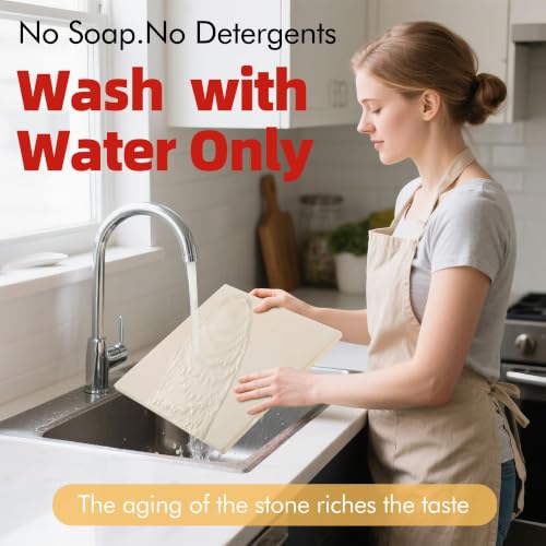13.86" Square Pizza Stone (13.86"x13.86"x0.47"H)