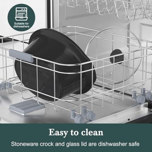 7 Quart Programmable Slow Cooker with Timer Keep Warm (7 Quarts / White)