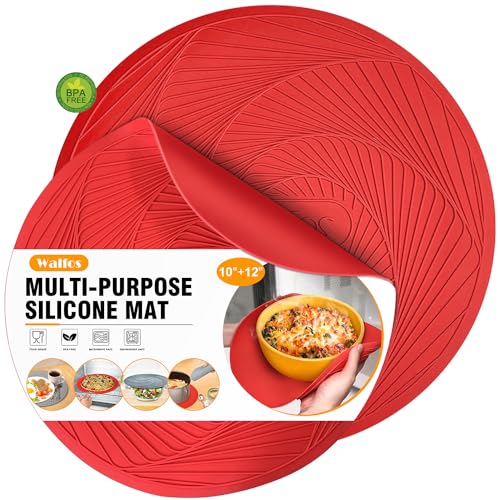12 10 Inch Silicone Microwave Mats (2 Count)