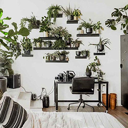 Made in USA Linear Floating Shelf (48-inch X 8-inch Raw Steel/Metal)