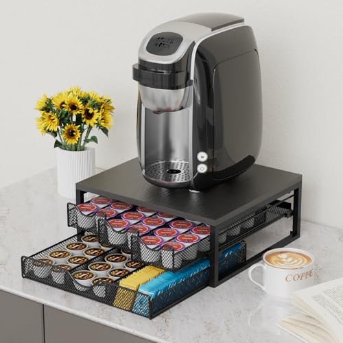Coffee Pod Holder For Counter (Black)