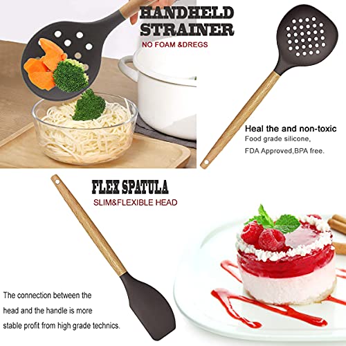 Cooking Utensils Set (Dark Gray)