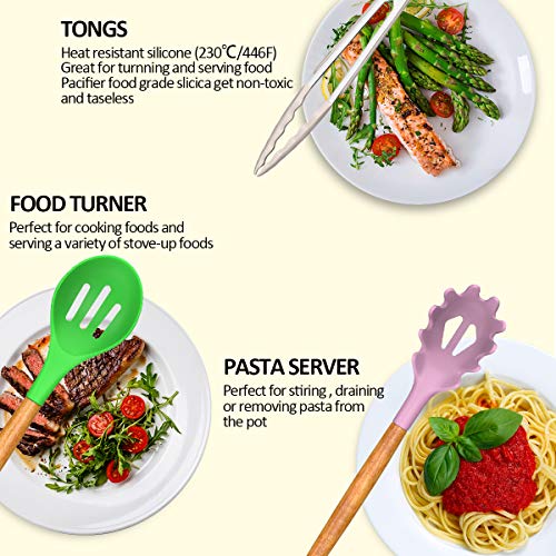 Kitchen Cooking Utensils Set (Colorful)