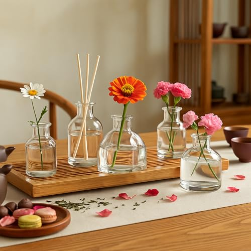Glass Bud Vase Set of 28 Pcs