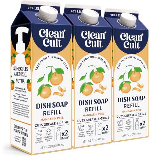 Dish Soap Liquid Refills (32 Fl Oz (Pack of 3))