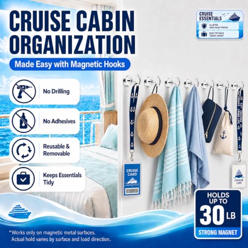 Magnetic Hooks (10 Count)