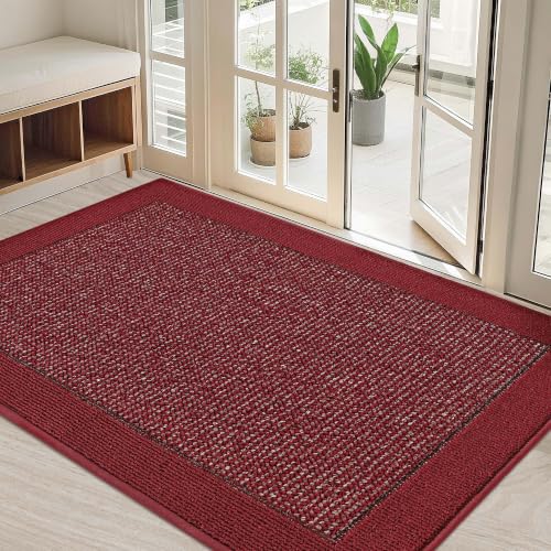 Indoor Door Mat 32" x 48" (Red / 32" X 48" (Rectangular))