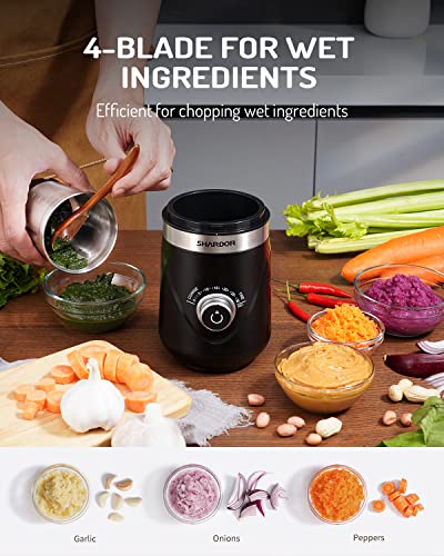 Electric Super Silent Blade Coffee Grinder (Black / 2 Bowl)