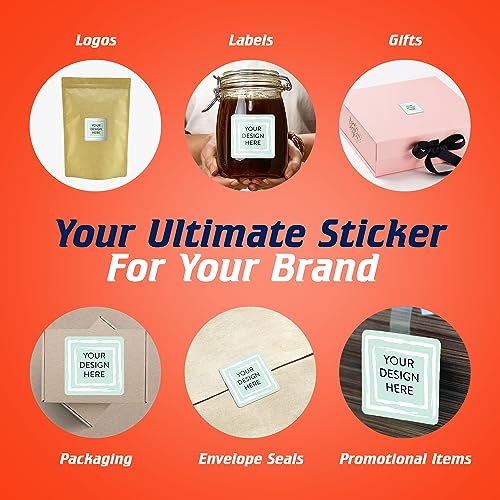 100 Custom Vinyl Stickers (100 Count)