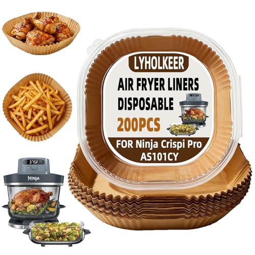 Air Fryer Liners Disposable (200PCS for Ninja Crispi Pro)
