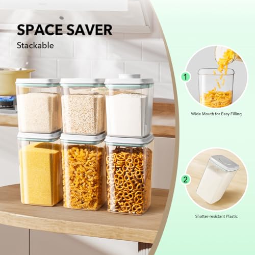 Food Storage Container Set 2.8 Qt ×2 with Lids (2.8 Qt X 2)