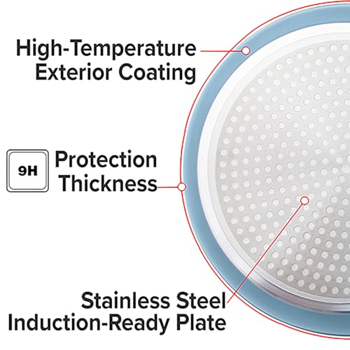 3 Piece Fry Pan Set (3 PC / Cozy Blue)