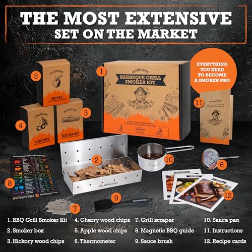 Wood Smoked BBQ Grill Set