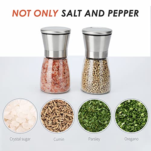 Salt and Pepper Grinder Set (2pcsSliver-1)