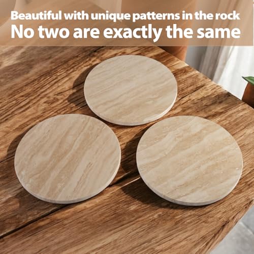 Travertine Lazy Susan for Table Top