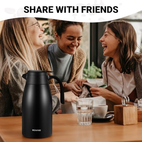 Insulated Coffee Carafe (Black / 68 Ounces)