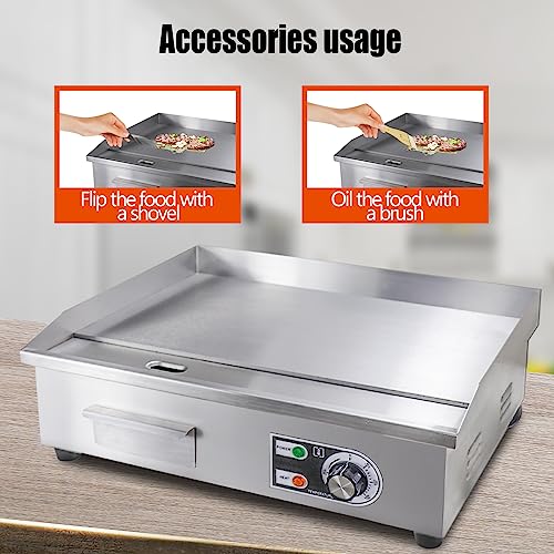 22" Commercial Electric Griddle (22'')