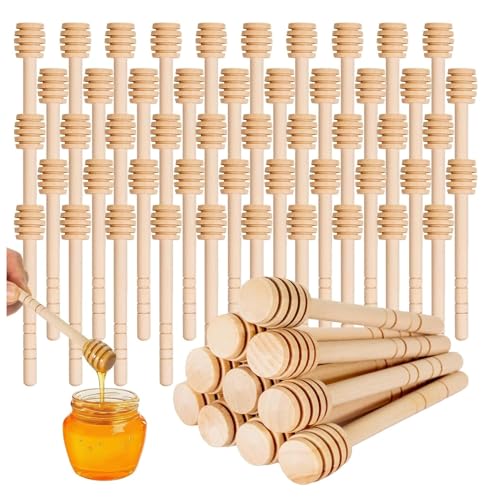 50Pcs 6 Inch Honey Dipper Sticks (50PCS 6 Inch)