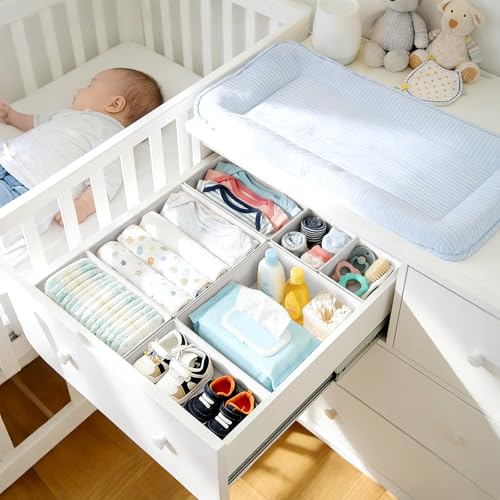 Drawer Organizer Clothes 26 Pack (White / 26 Pack)