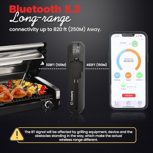 Meat Thermometer Digital Wireless
