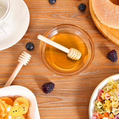 25 PCS Wooden Honey Dipper Sticks