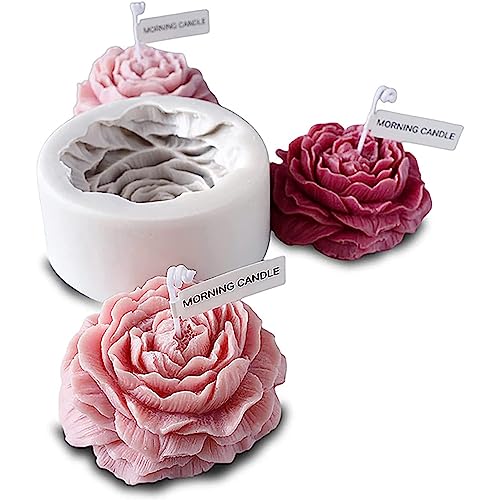 Peony Rose 3D Flower Resin Cake Mold (peony)