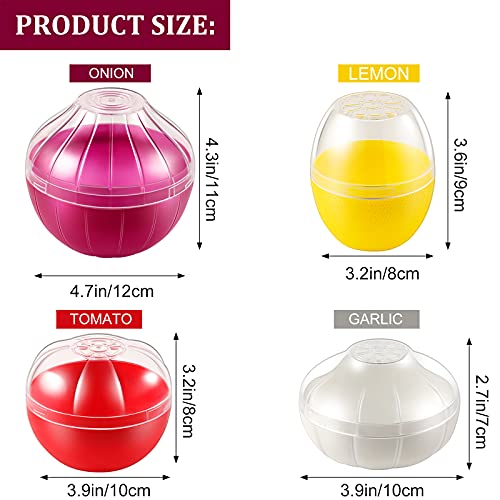 Vegetable and Fruit Storage Containers for Fridge (4 Count)