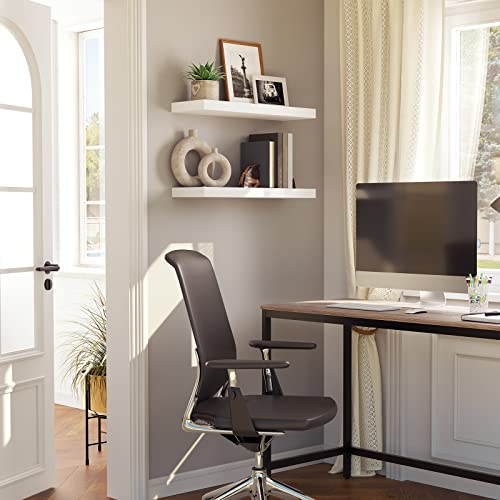 Floating Shelves for Wall (White / 23.6 Inches)