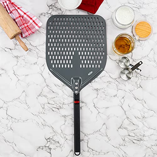 14" Aluminium Pizza Peel (14" Black/Red)