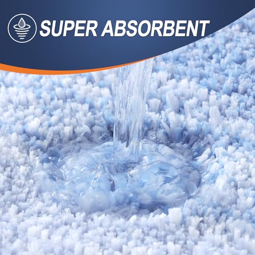 Bathroom Runner Rug 44x20 (44" X 20" / Light Blue)