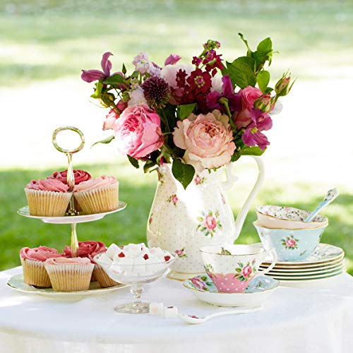 Polka Rose Cake Stand Two (Cake stand Two-tier)