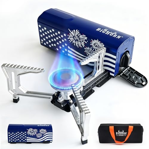 OUTDOORS Butane Camping Stove (Blue)