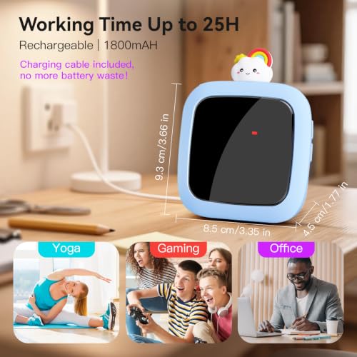 Digital Visual Timer for Kids (Rainbow Doll-blue)