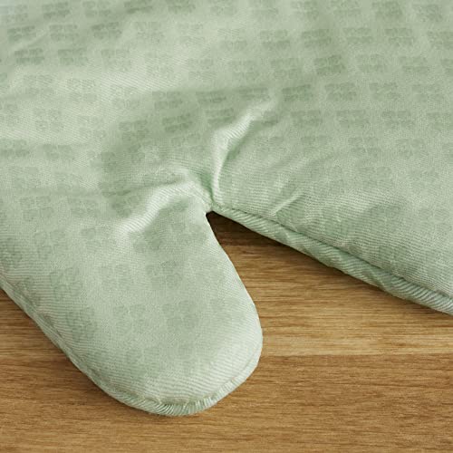 Asteroid Oven Mitt Set (7"x12.5" / Pistachio Green)