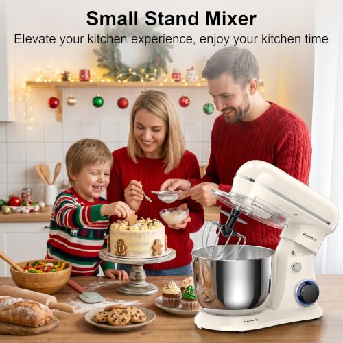 4QT Electric Stand Mixer (Beige)