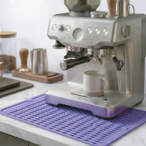 Silicone Dish Drying Mat (Light Purple / 16"L x 12"W)