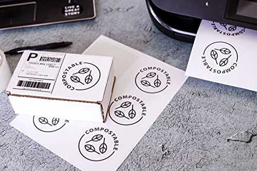 White Sticker FBA Labels (3000 Count)