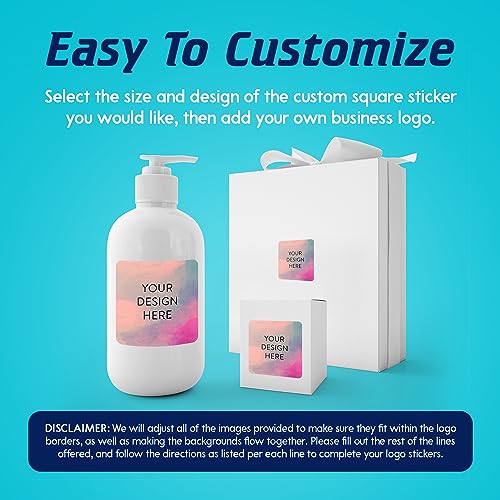 Custom Vinyl Stickers Your Image (100 Count)