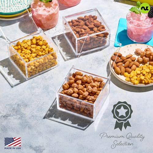 Mixed Nuts Acrylic Tower Gift Basket (Lucite Nut Assortment)