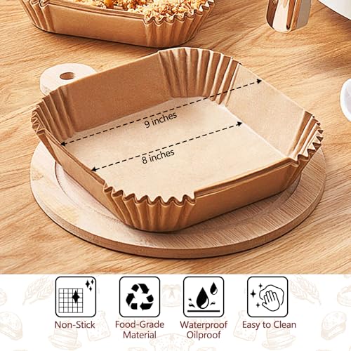 9 Inch Air Fryer Liners Disposable