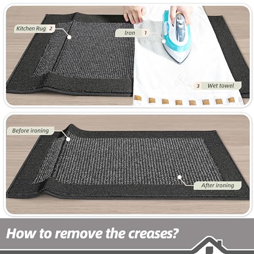 Kitchen Rug 32"x48" (Charcoal / 32" X 48" (Rectangular))