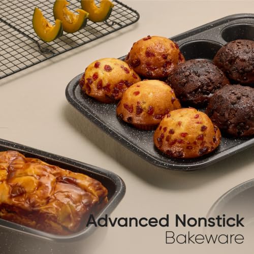 39pcs Nonstick Cookware Sets (Black / 39 Piece)
