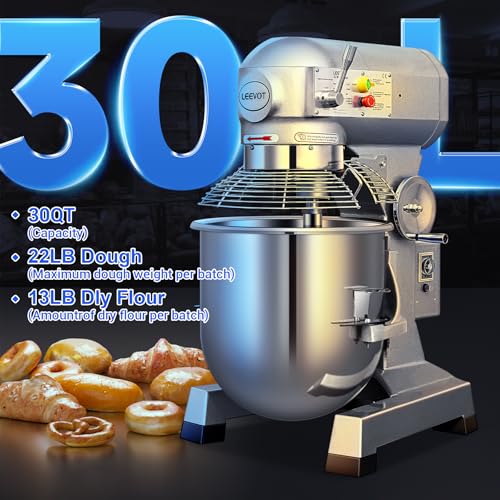 MIXER Commercial Food Mixer 30Qt