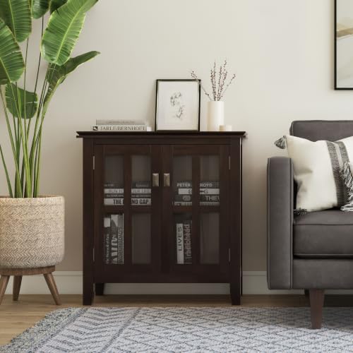 Artisan 38" Wide Solid Wood Cabinet in Brunette Brown (Tobacco Brown / 30 inch)